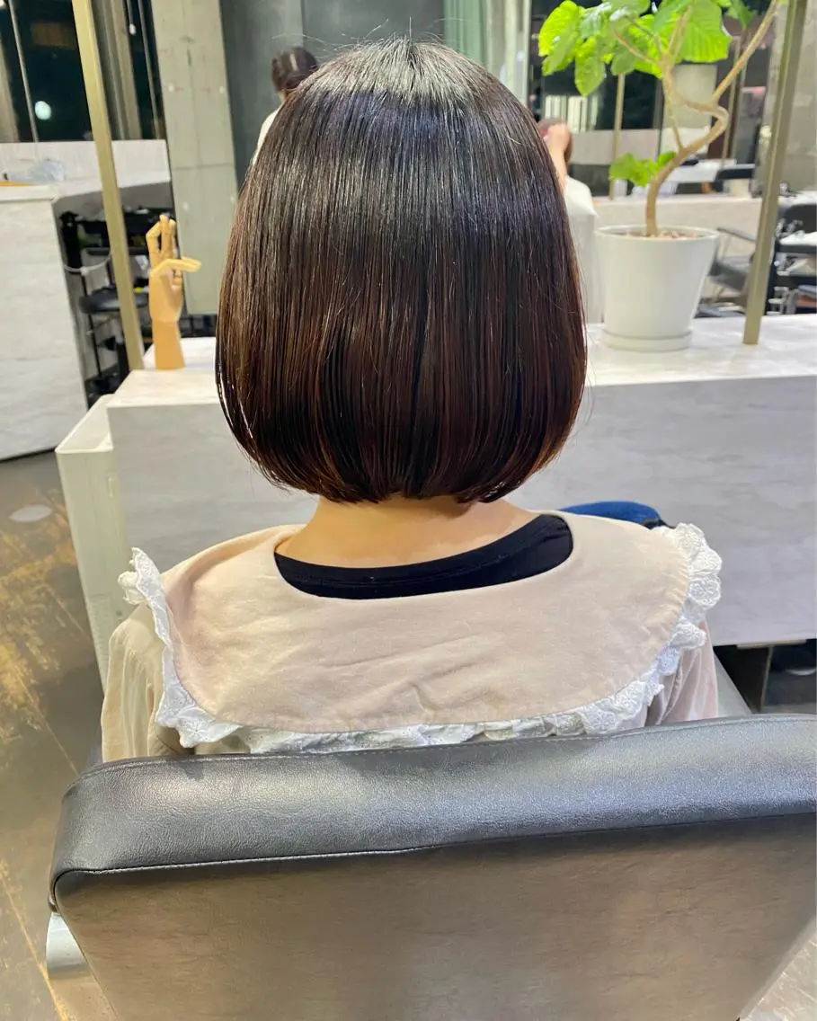 ミディアム パーマ 木村【似合わせ ショート/ボブ】のヘアスタイル
