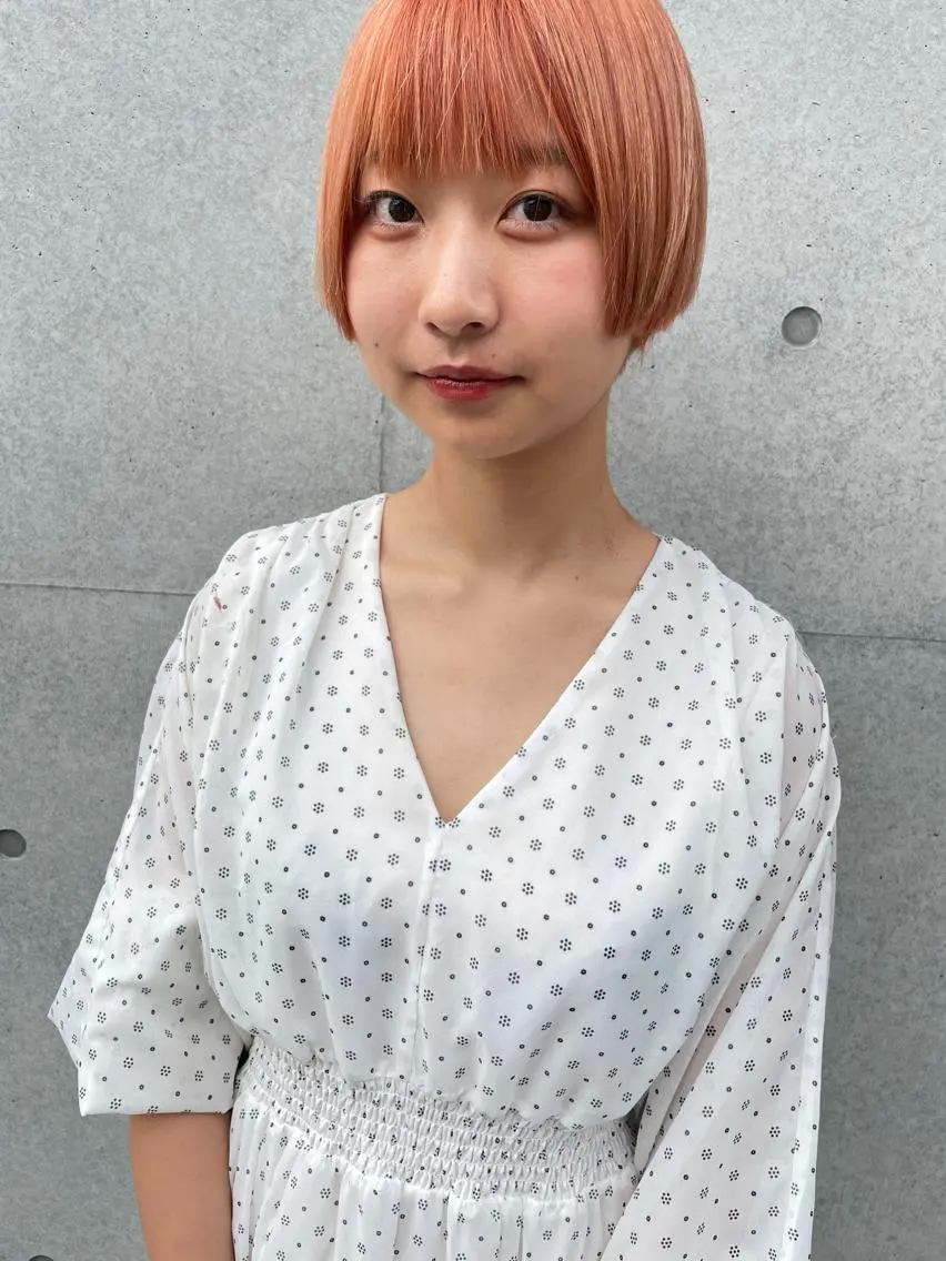ショート カラー カット ヘアカラー トリートメント ヘアセット センスをお届けします 大谷将生infpのヘアスタイル
