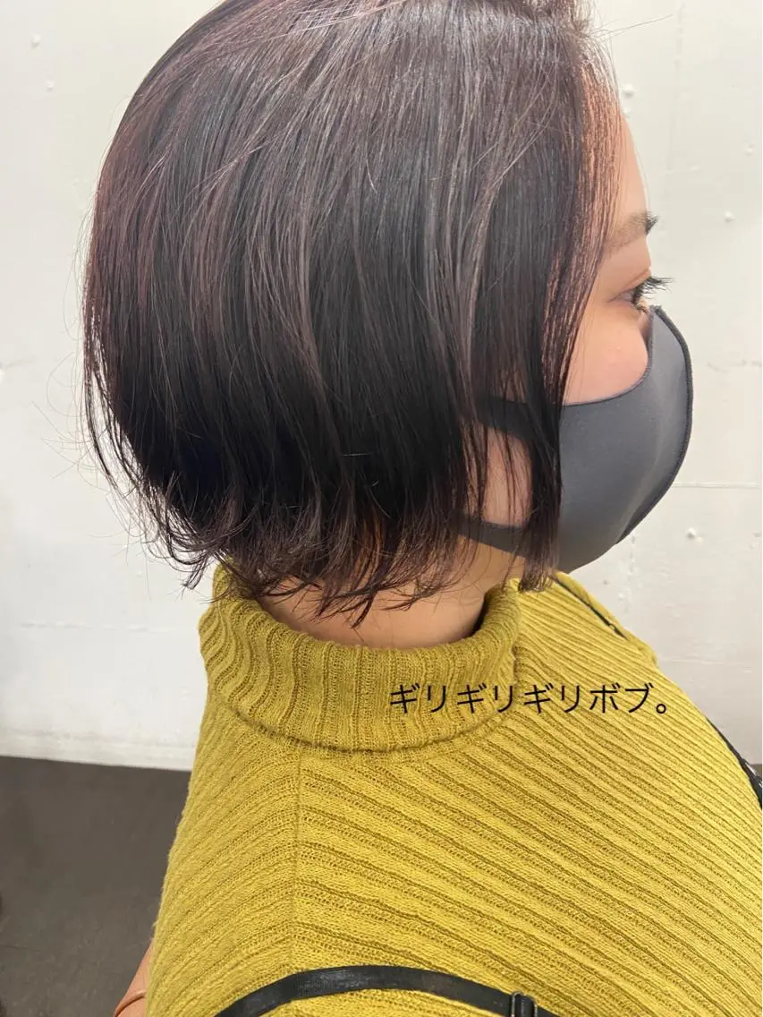 ショート ショートボブ ボブ ショートヘア 久木原 ゆりのヘアスタイル