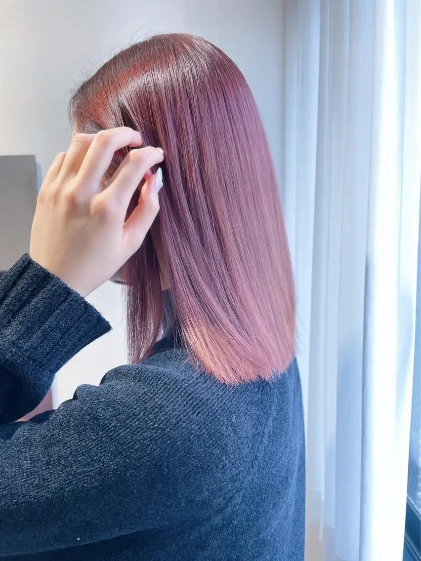 セミロング カラー yuu /N° 大分中央町店のヘアスタイル