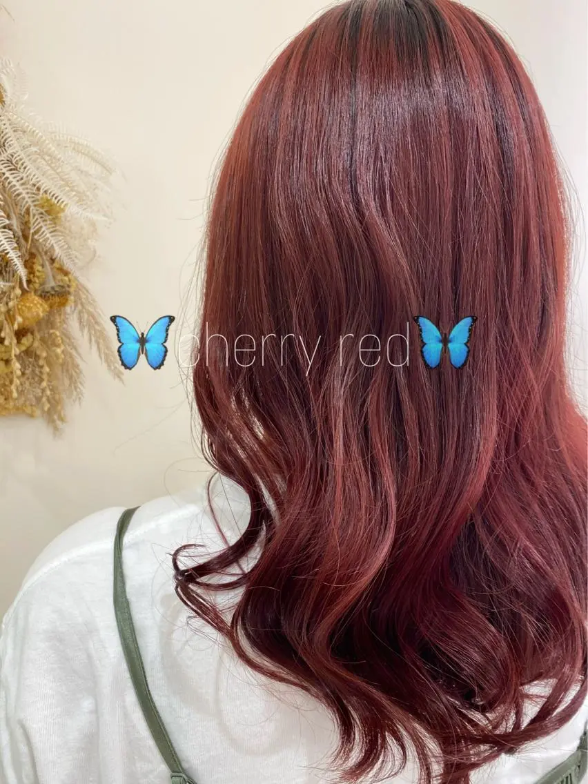 ロング カラー 銀座メンズ専門🖤 叶奈々のヘアスタイル