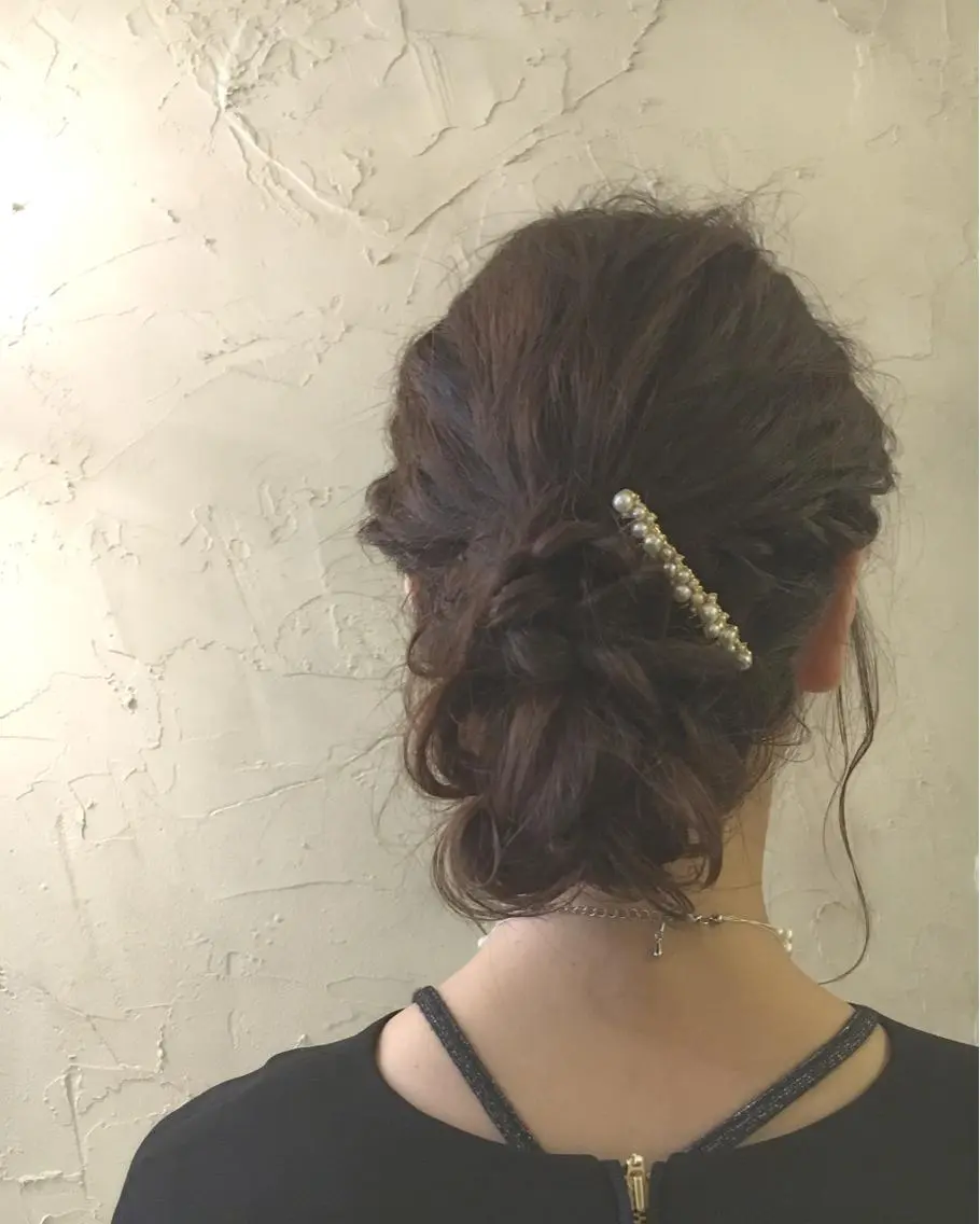 ミディアム セミロング ロング ヘアアレンジ 結婚式・ブライダル LoRE hair 四条河原町 西尾友里のヘアスタイル