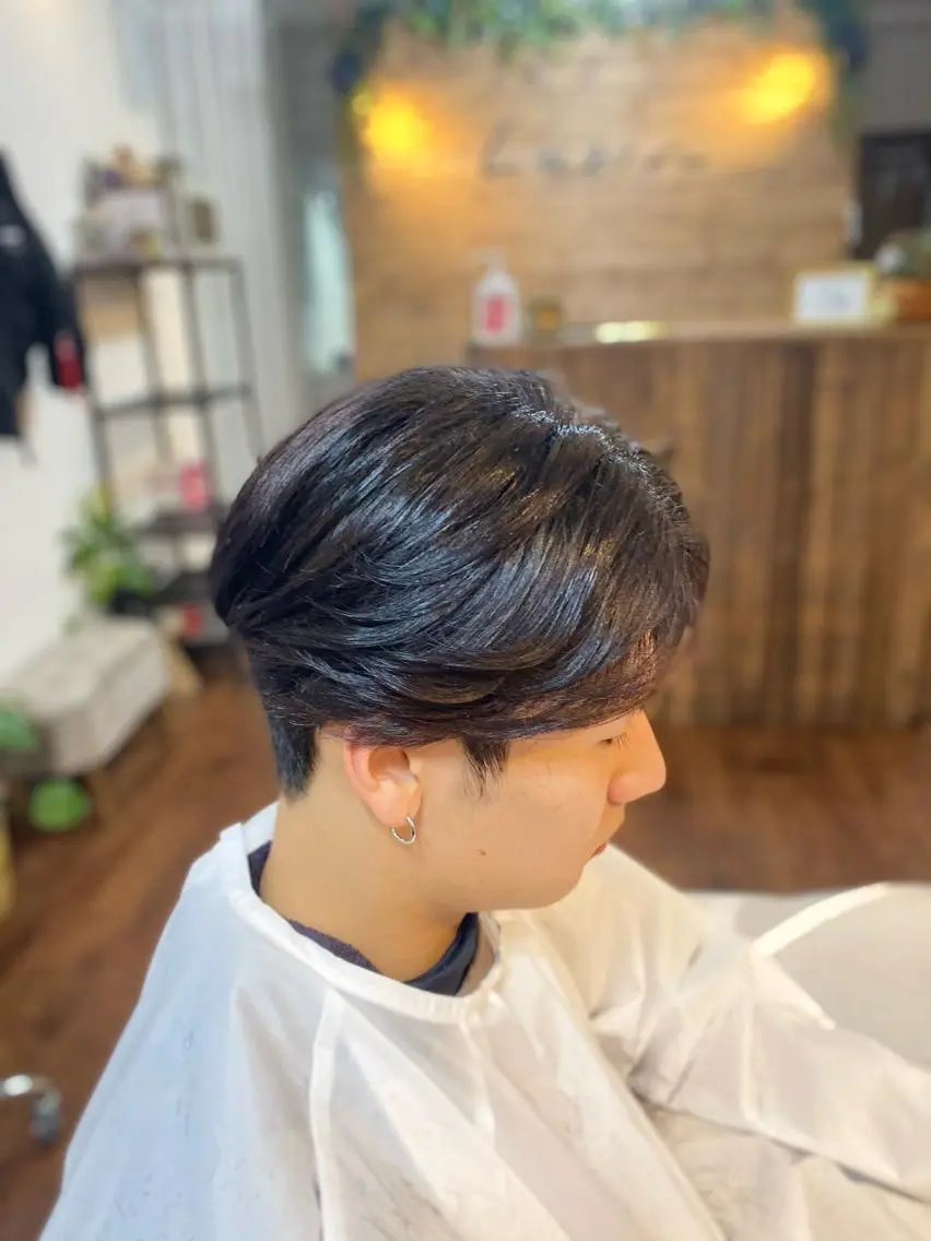 ミディアム メンズ メンズ韓国風 韓国風ヘア Luzir⭐︎ GEN⭐︎のヘアスタイル
