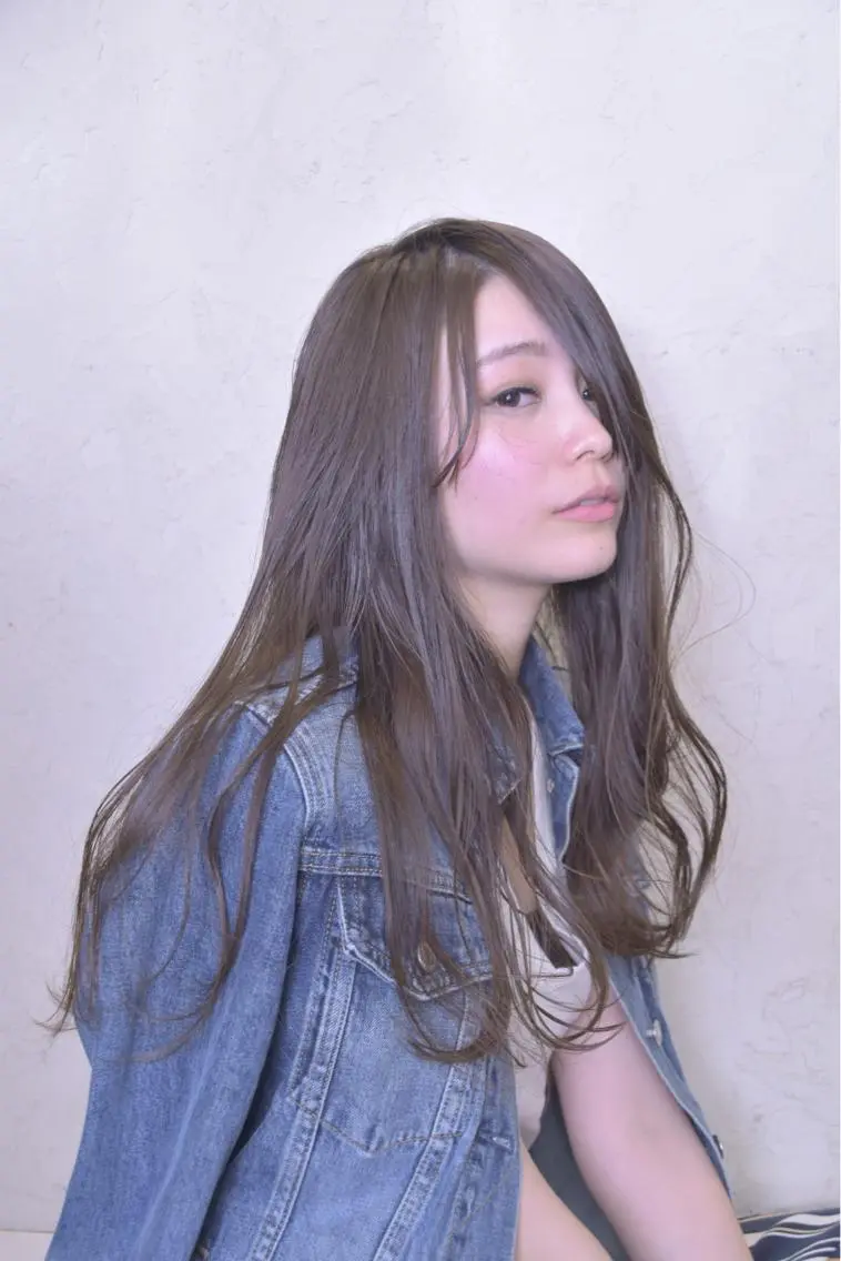 ロング カラー 透明感カラー イルミナカラー ロング 五十嵐ゆり 美髪カラー　武蔵小杉のヘアスタイル