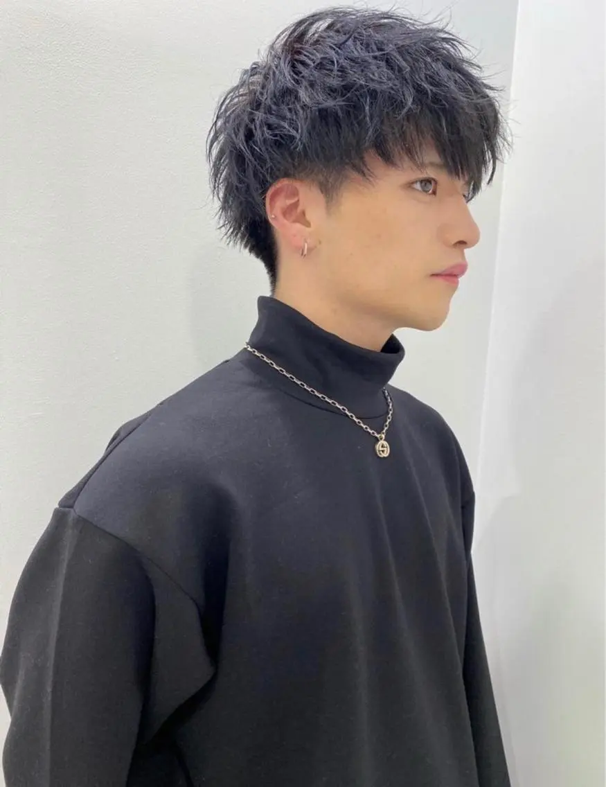ミディアム カラー パーマ ヘアアレンジ メンズ キッズ メンズ特化美容師 aiの眉毛・アイブロウイメージ