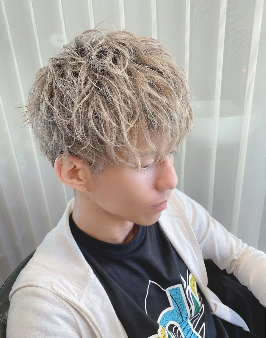 ショート カラー メンズ ✨jewel✨ naokiのヘアスタイル