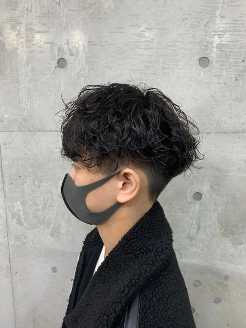 ショート パーマ メンズ クセを最大限に活かす メンズパーマ奈良大祐のヘアスタイル