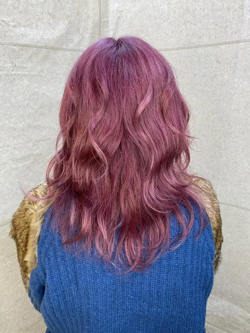 ロング カラー カット ヘアカラー 長濱 俊のヘアスタイル