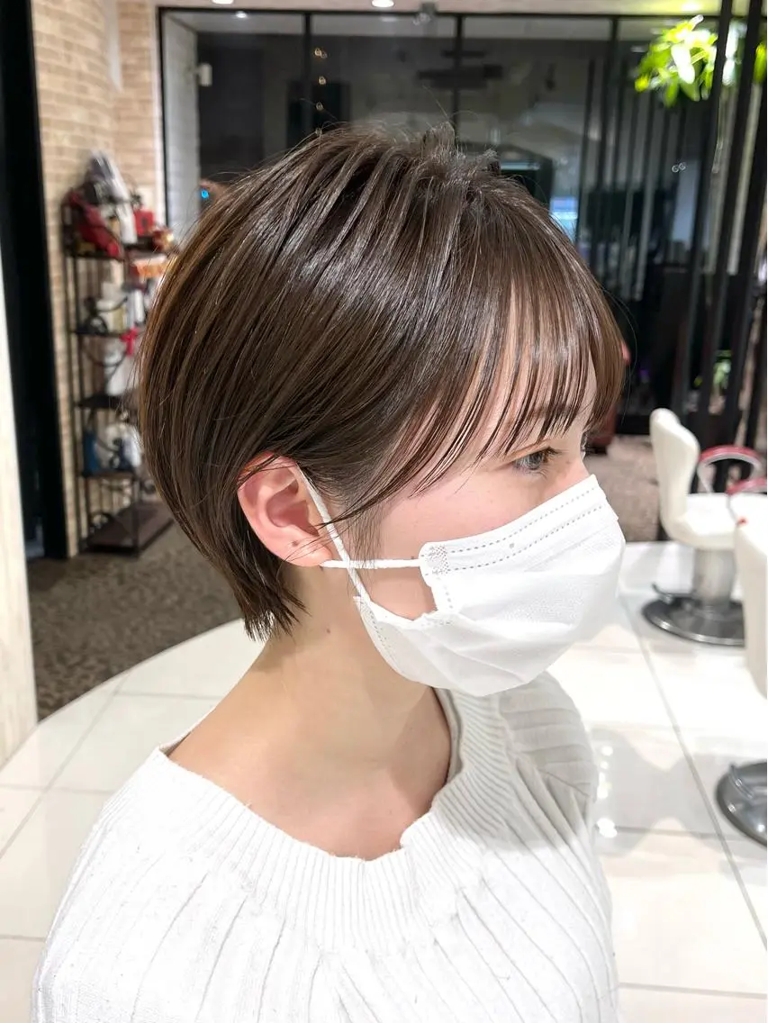 ショート ショートボブ ハンサムショート 丸みショート ボブ ショートヘア 荻窪/ショートヘア✨ ショートボブ長松大哉のヘアスタイル