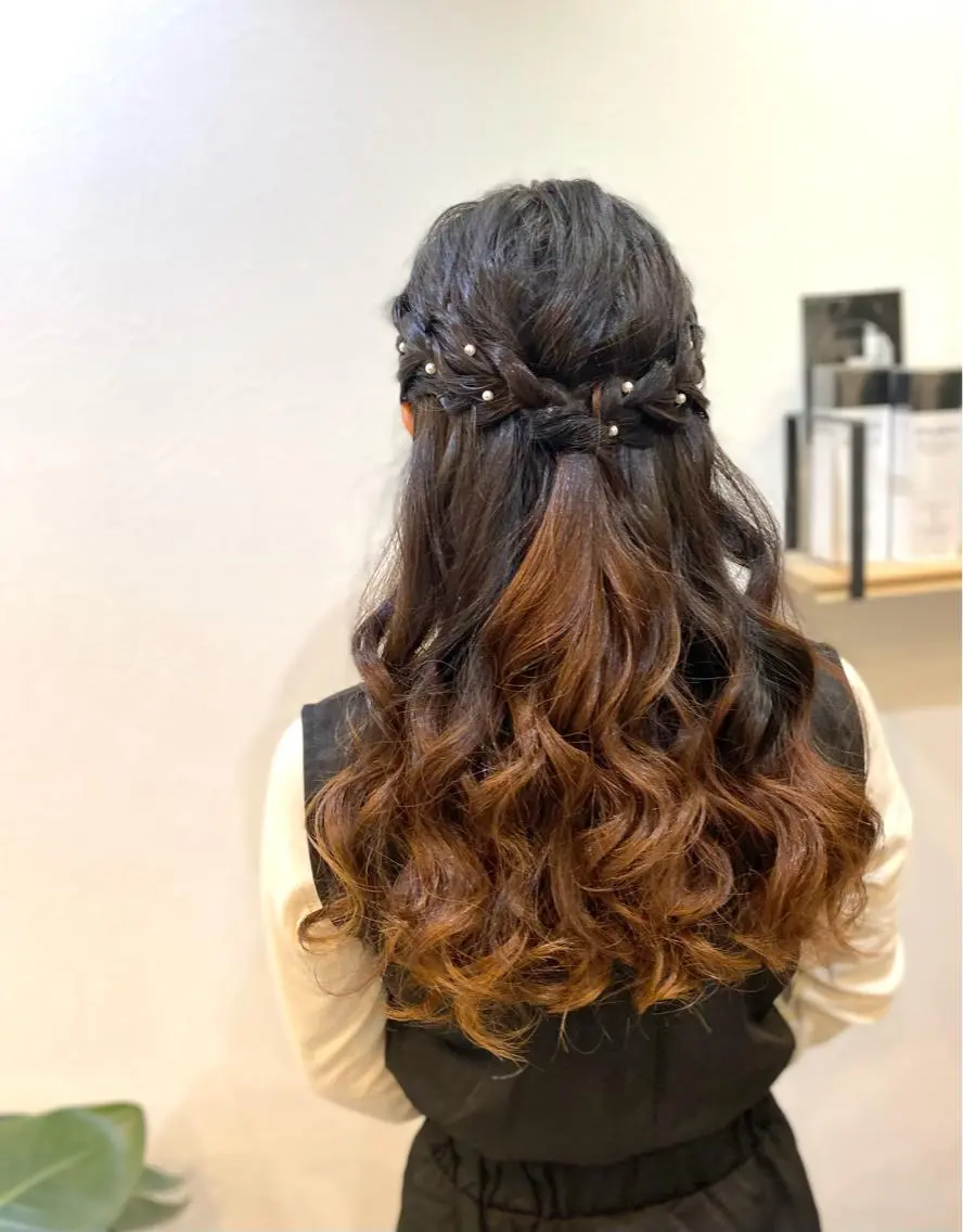 ロング ヘアアレンジ ヘアセット 【enil代表】 杉林和哉のヘアスタイル