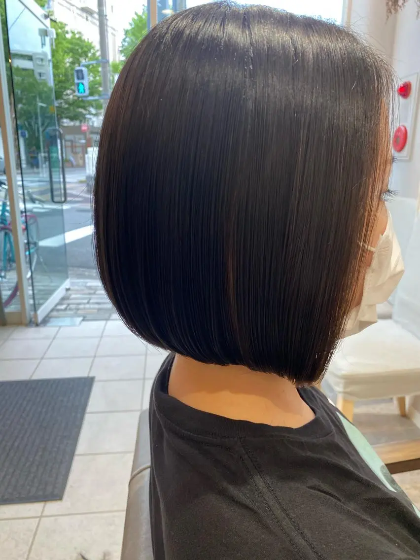 ショート 前下がりボブ ボブ jill by gisel＿のヘアスタイル