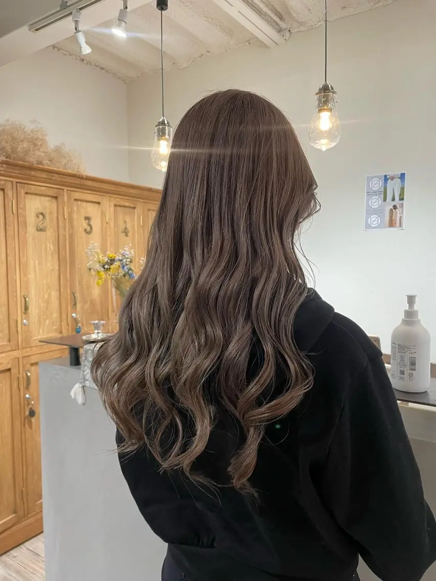 ミディアム カラー sand🎀 Ricoのヘアスタイル