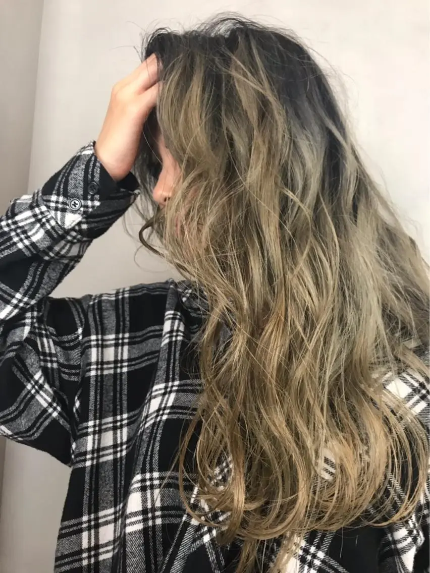 ロング カラー カット ヘアカラー BROCANTE立川 karasawa.nのヘアスタイル