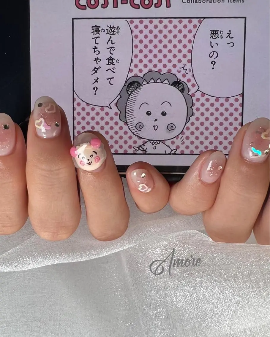 ネイル ジェルネイル ミラーネイル オフィスネイル パラジェル You kyehwaのネイルデザイン