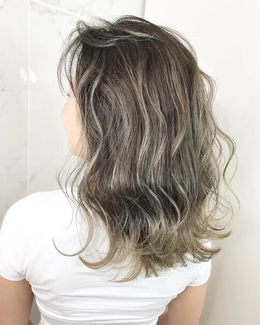 ロング カラー 髪質改善IENA店長 小泉拓のヘアスタイル