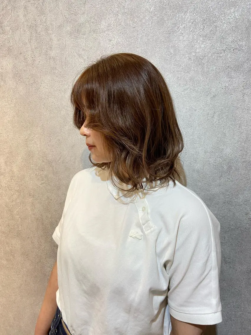 ミディアム K Kenのヘアスタイル