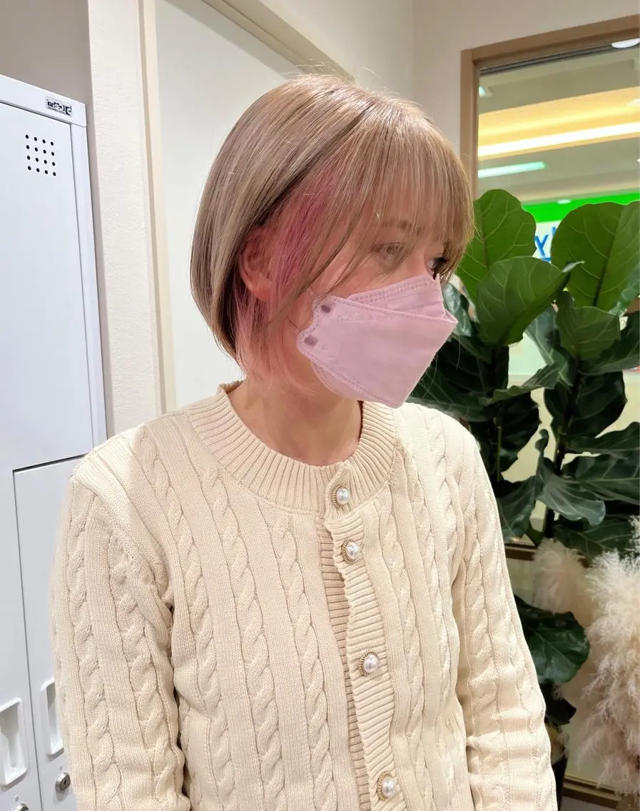 カラー カット ヘアカラー 河原 楓樹のヘアスタイル