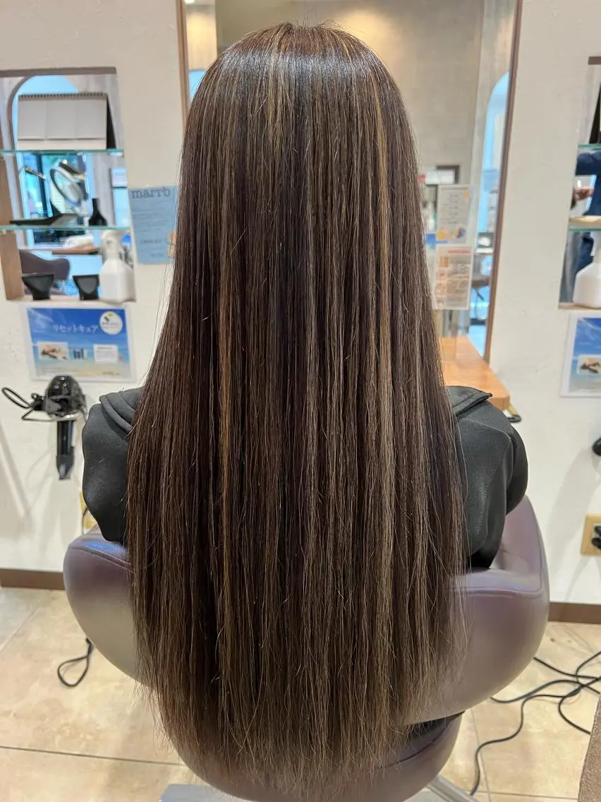 ロング 兼城 昌一郎のヘアスタイル