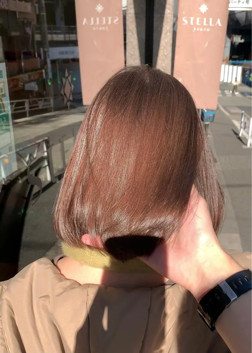 ショート カラー ベージュカラー ヘアカラー トリートメント 矢野 晃平のヘアスタイル