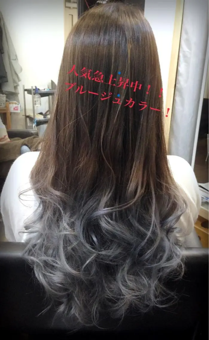 ロング カラー BOBシークレット じょうじ⭐️のヘアスタイル