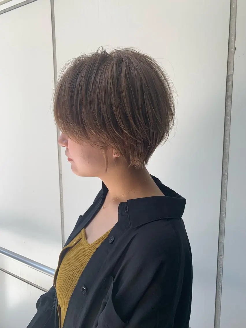 ショート カラー パーマ ヘアアレンジ メンズ キッズ ネイル マツエク・マツパ アイブロウ カット ヘアカラー トリートメント 石川直樹 似合わせカット✨のヘアスタイル
