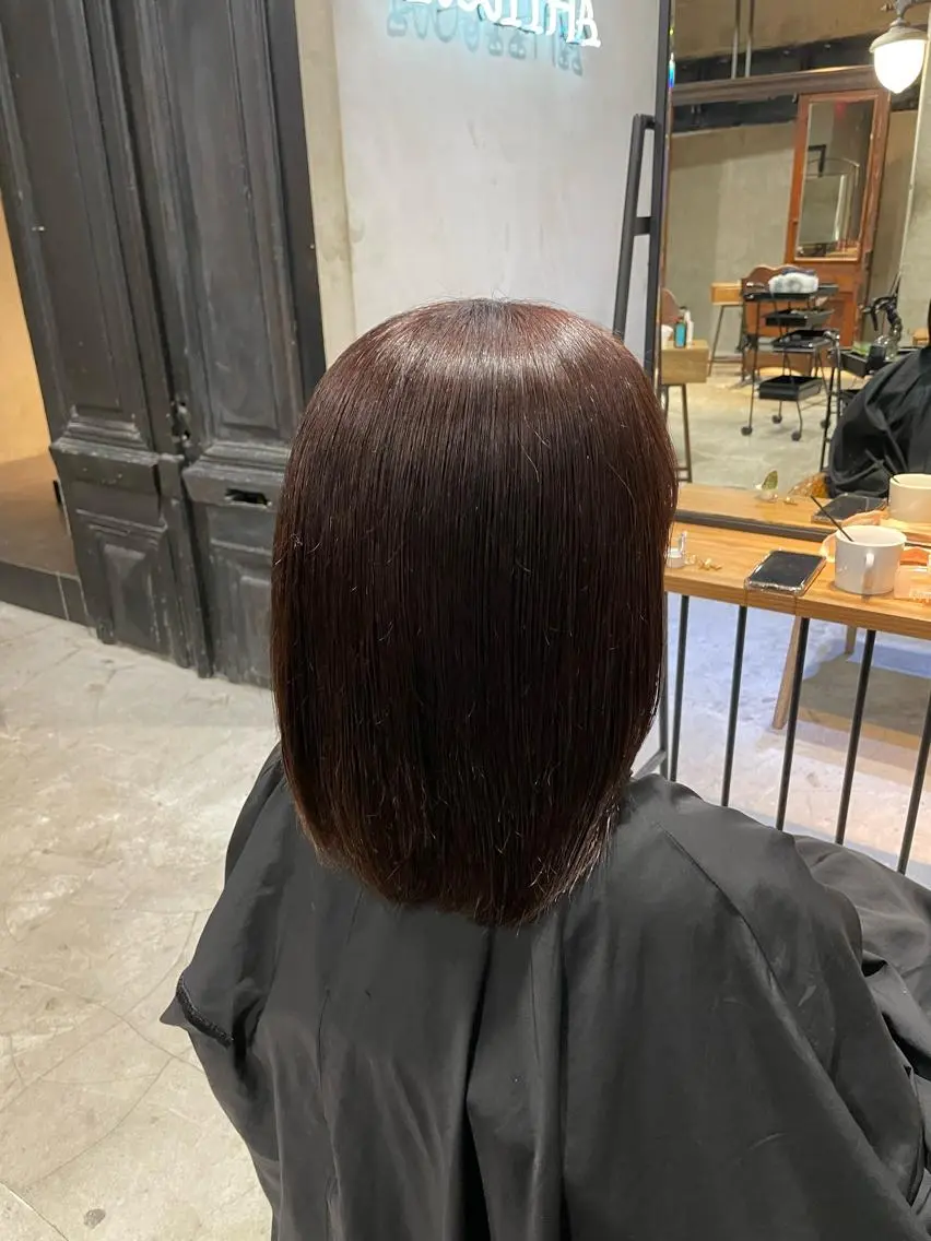 ミディアム カラー ヘアアレンジ ブラウンカラー ナチュラルブラウン 髪質改善 ヘアカラー トリートメント 美髪/透明感/レイヤ ーTATSUKI☘️のヘアスタイル