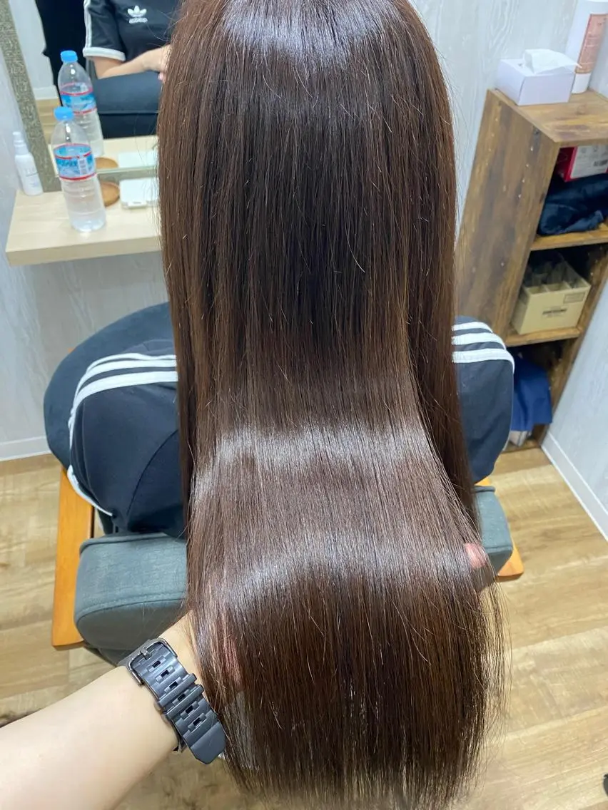 ロング 髪質改善 トリートメント TELA HAIRのヘアスタイル