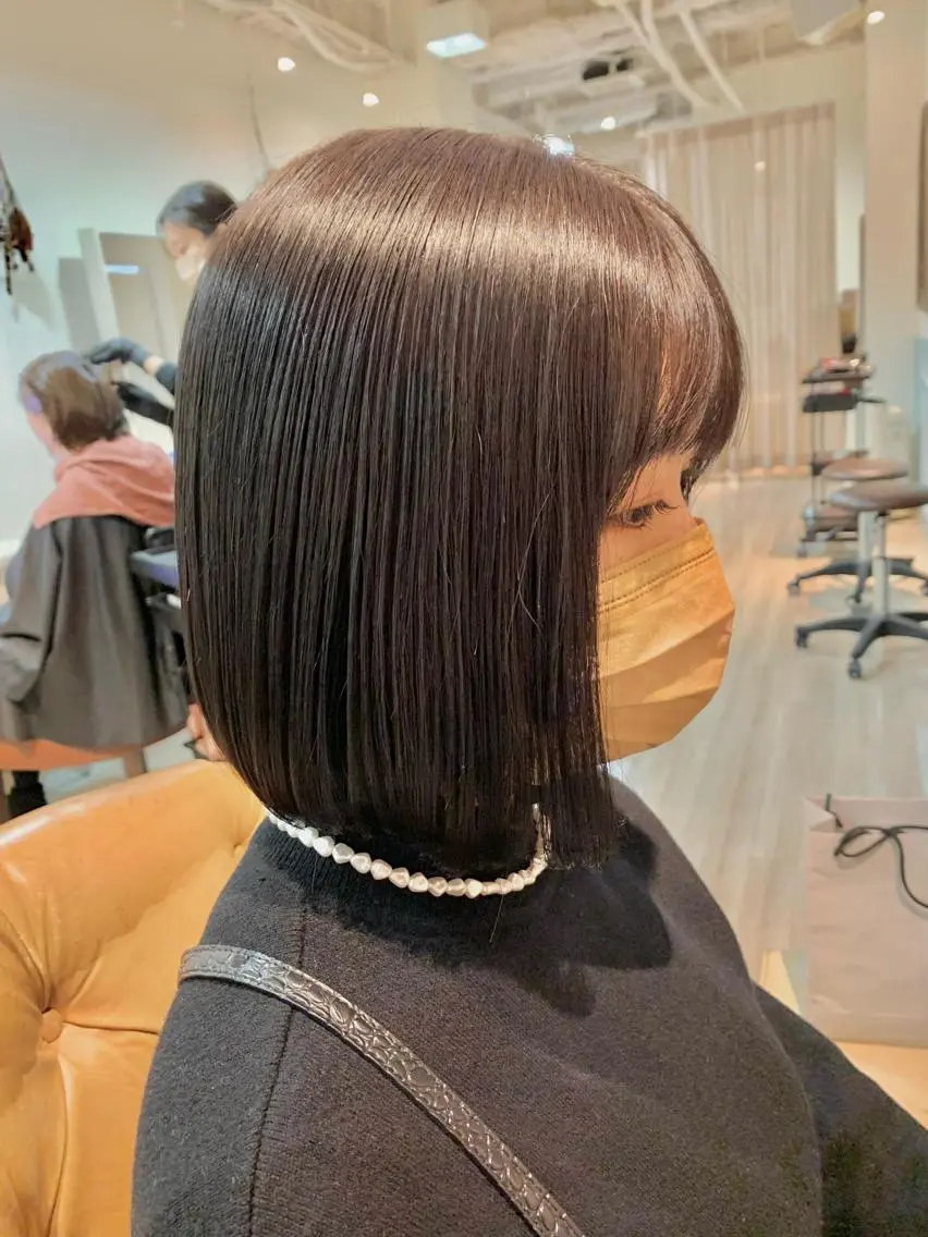 ショート ボブ ボブ/パーマ 村中　仁人のヘアスタイル