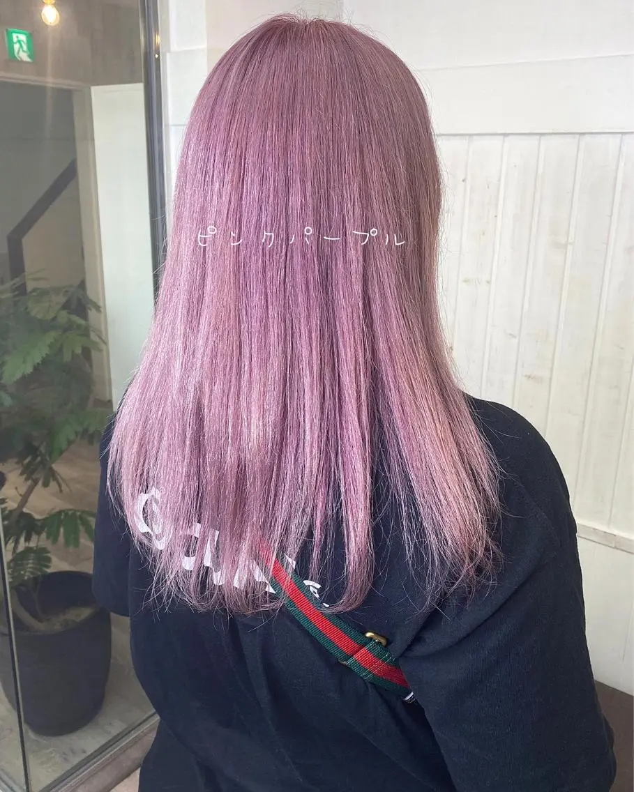セミロング ☀️透明感color KURO☀️のヘアスタイル