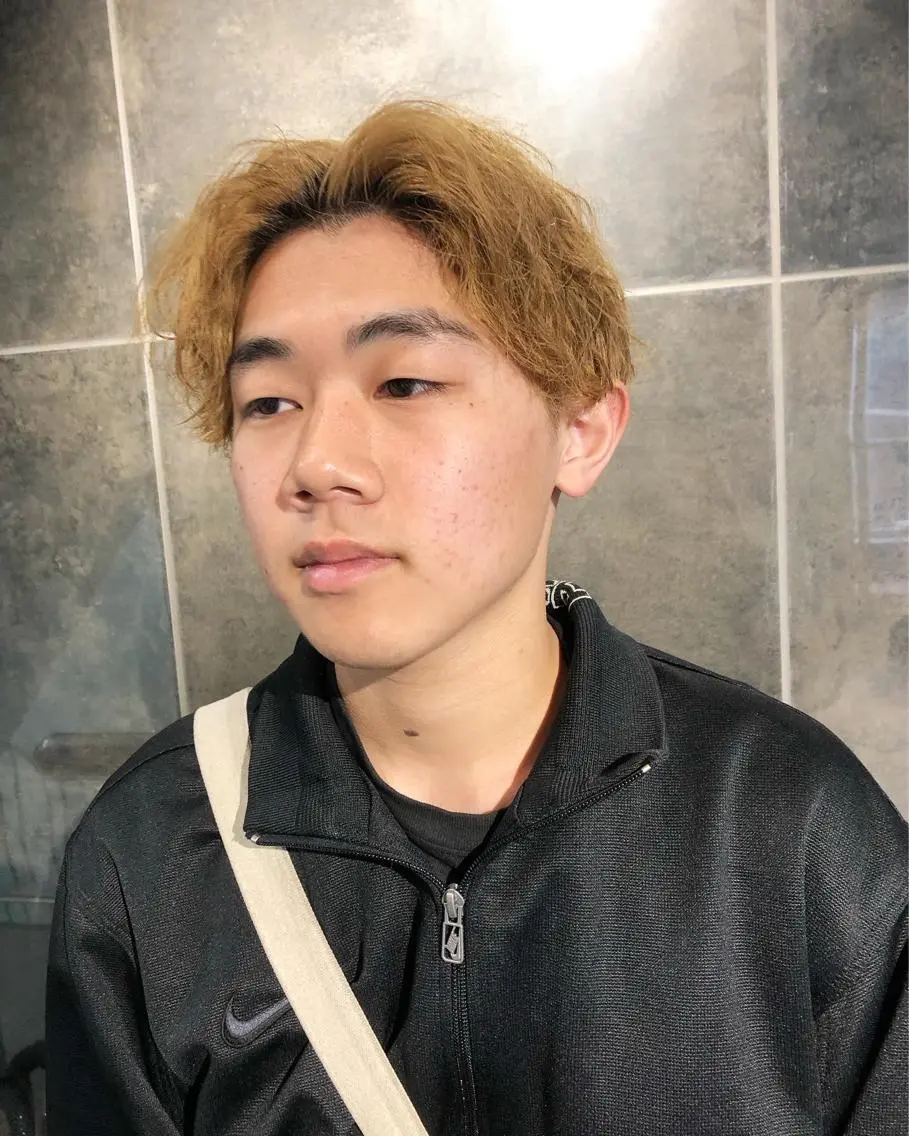 パーマ ヘアアレンジ メンズ カット パーマ トリートメント ヘアセット メンズ特化✂️栗原 侑也のヘアスタイル