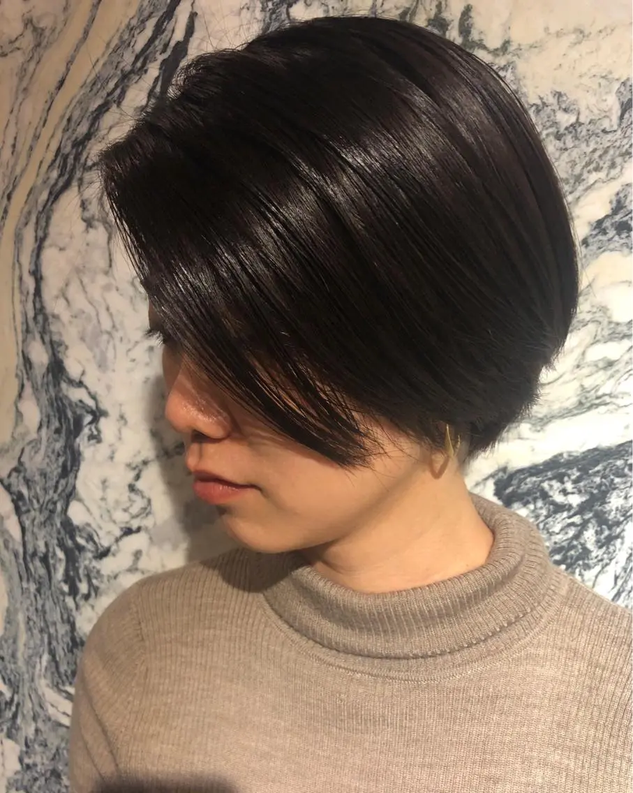 ショート 藤井 さと実のヘアスタイル