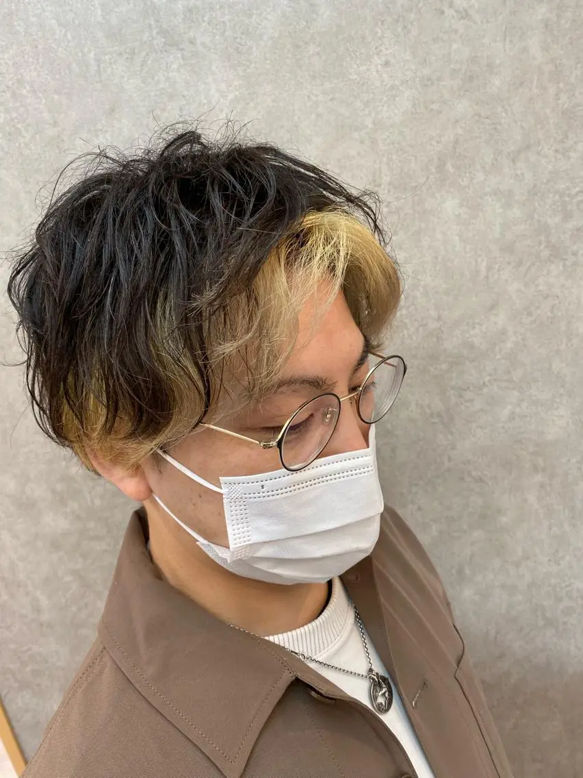 ショート カラー メンズ カット ヘアカラー トリートメント 【enil代表】 杉林和哉のヘアスタイル