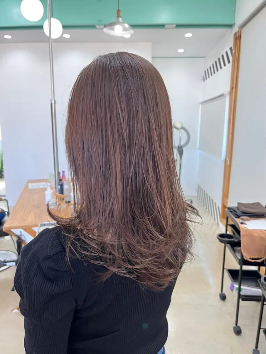 カラー もろ/ショート/ 透明感カラーのヘアスタイル