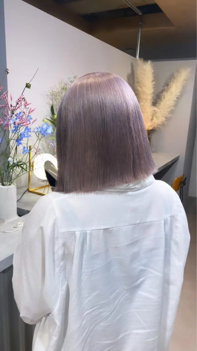 ミディアム 外国人風カラー ハイライト 髪質改善 韓国風ヘア レイヤーカット カット ヘアカラー トリートメント 🤎カラー比率90% 🤍TAKAYAのヘアスタイル