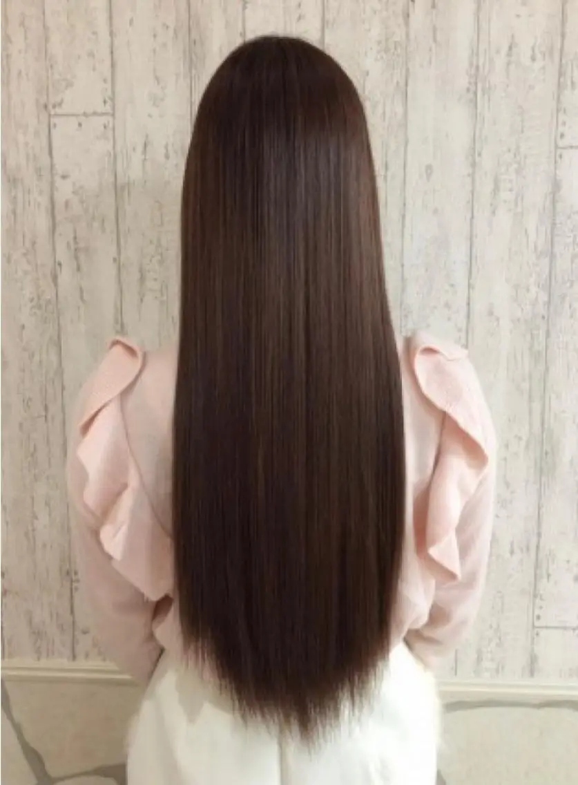 ロング カラー ヘアアレンジ イルミナカラー エクステ 髪質改善【縮毛矯正】 北千住 田邉 澪のヘアスタイル