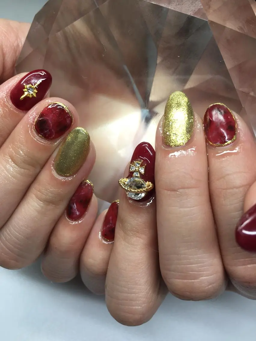 ネイル ハンドネイル glow_ nailのネイルデザイン