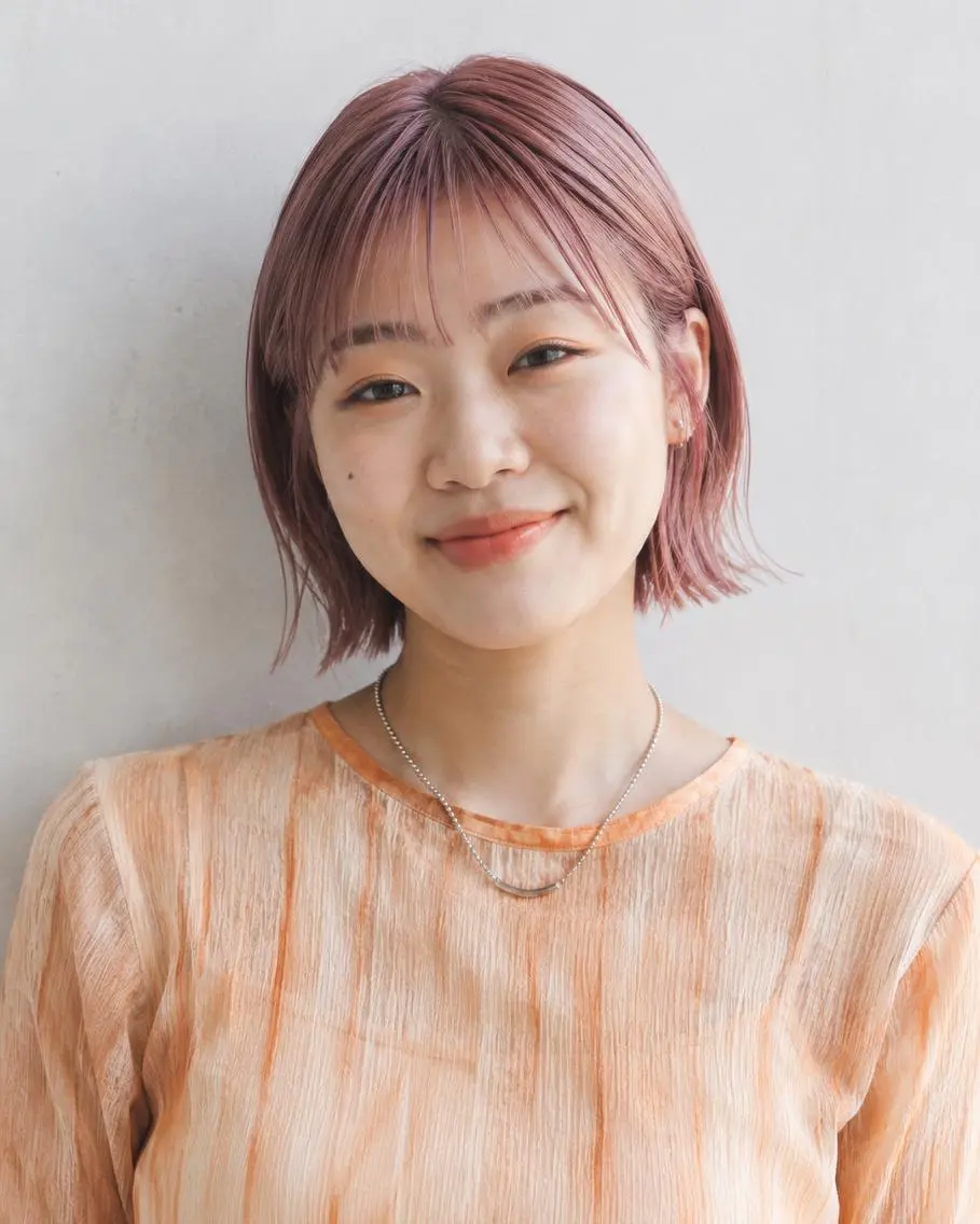 ミディアム カラーモデル募集☆ 山村梨香のヘアスタイル