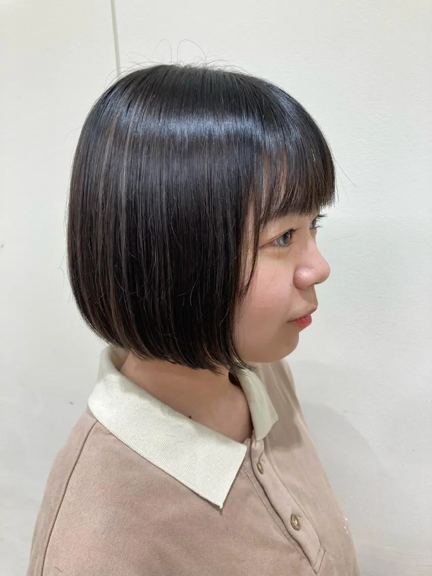 カラー ハイライトカラー シルバー ボブ むらたみずき /大宮ボブ、ショートのヘアスタイル