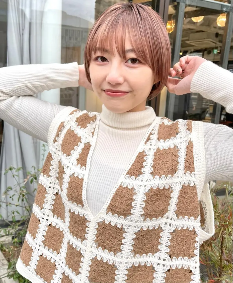 ショート カラー 似合わせショート×透 明感/やじまたかしのヘアスタイル