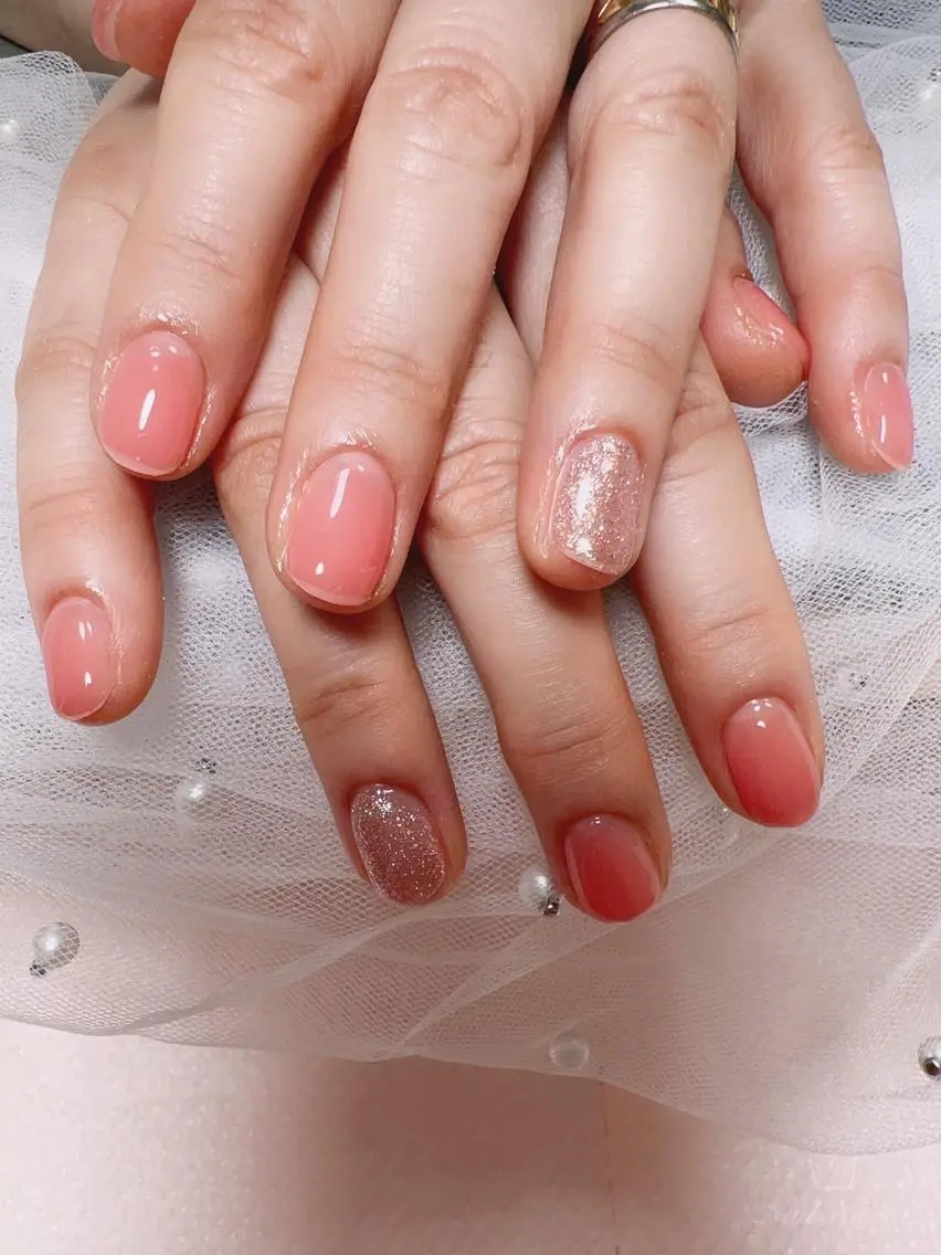 ショート カラー ネイル ハンドネイル Nail NaNaのネイルデザイン