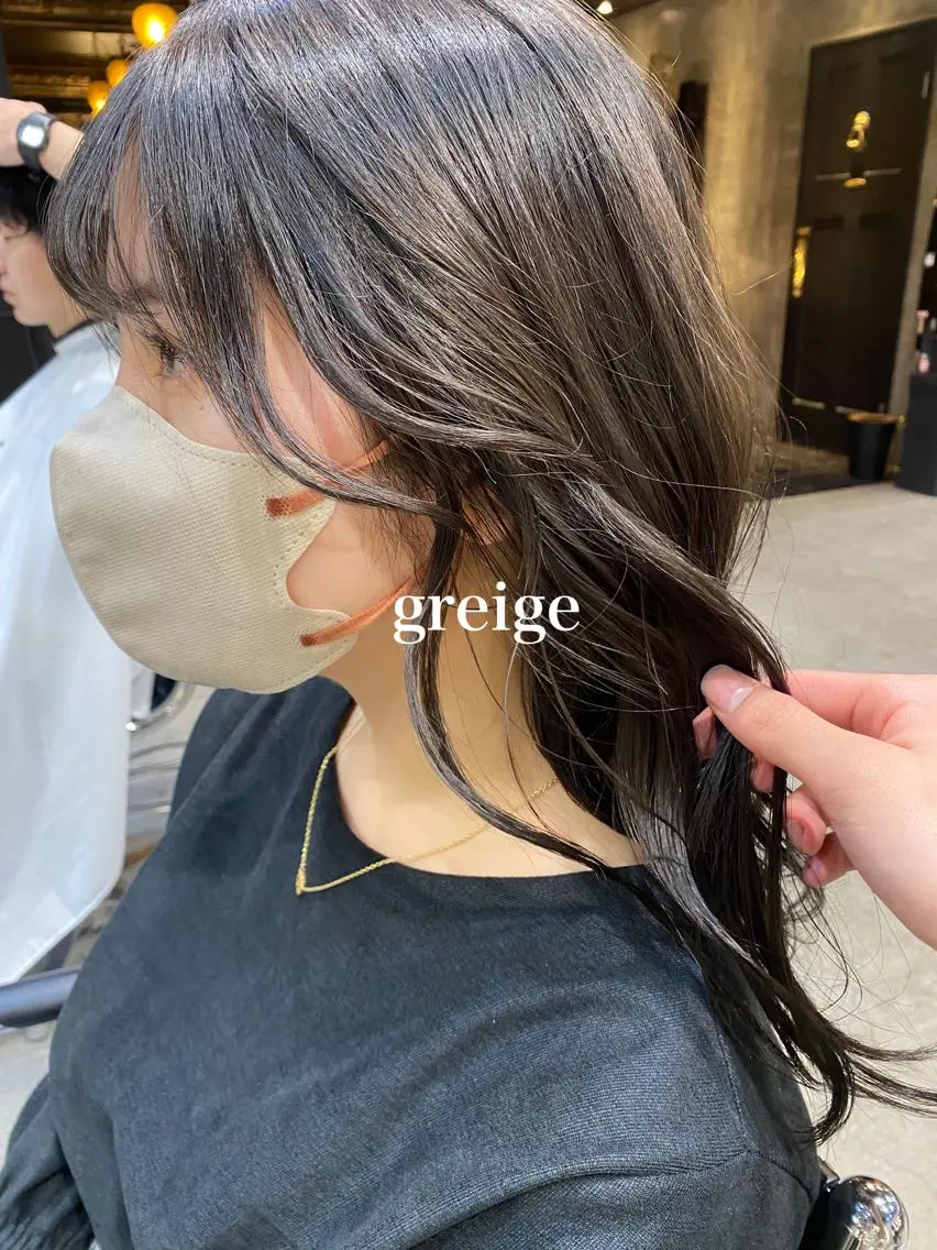 セミロング カラー 透明感カラー カット ヘアカラー トリートメント メンズヘア/パーマ/ SHOUTOのヘアスタイル