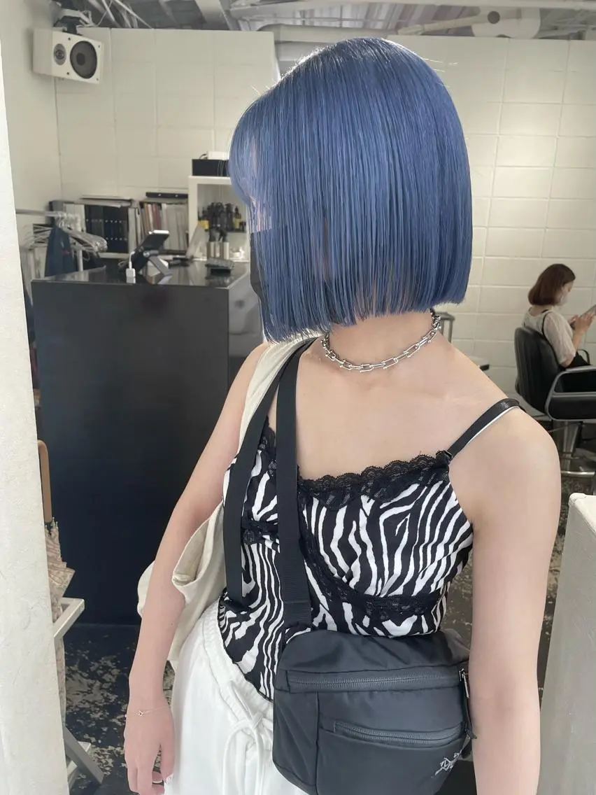 ミディアム カラー カット ヘアカラー トリートメント ryuei /原宿のヘアスタイル