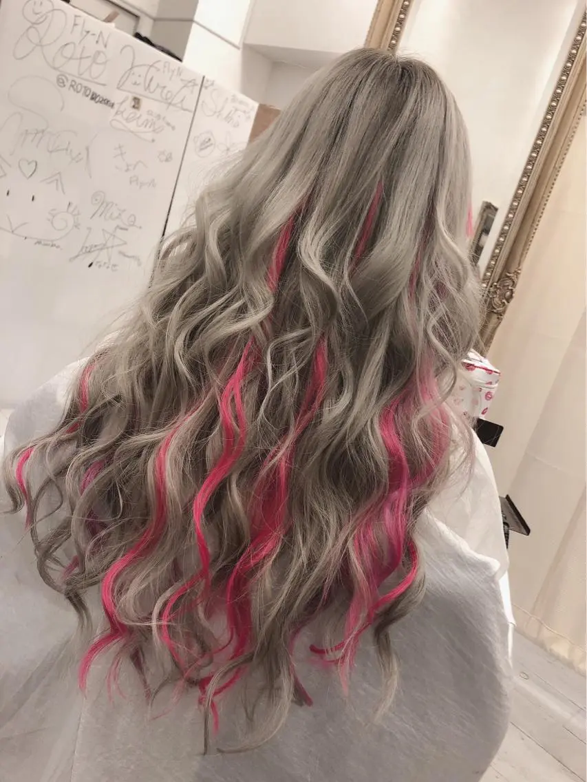 ロング カラー ヘアカラー エクステ 💎JADE GRACE💎のヘアスタイル