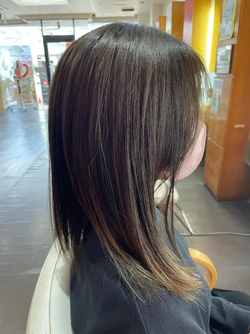 セミロング カラー ヘアカラー 美容室ARKS 黒田杏奈のヘアスタイル