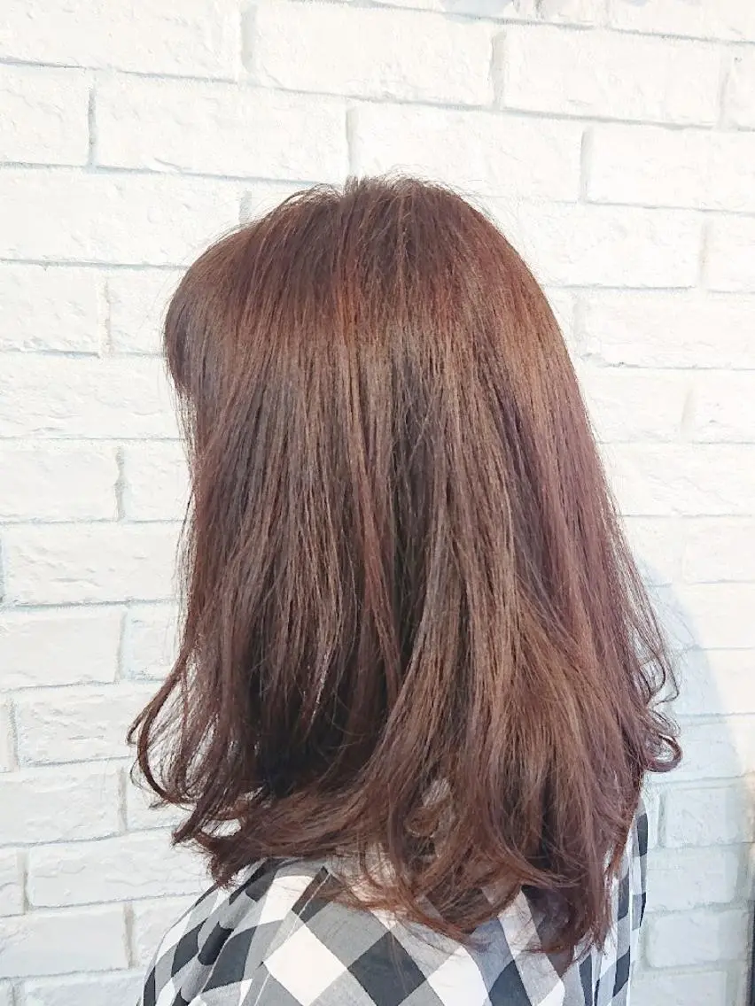 セミロング 田坂 真弓のヘアスタイル