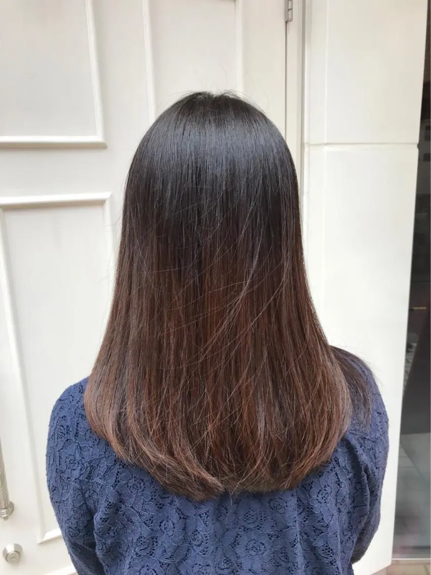 セミロング カラー ベージュカラー ブラウンカラー 🫟Blanco🫟 Color&Careのヘアスタイル