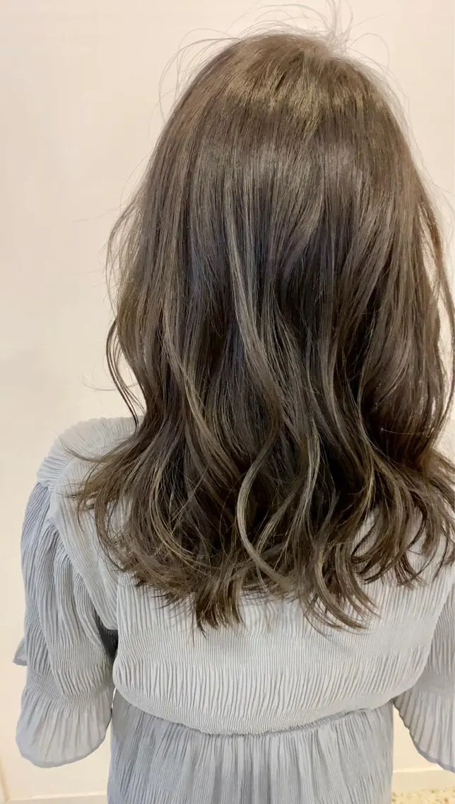 セミロング 藤原 克宏のヘアスタイル