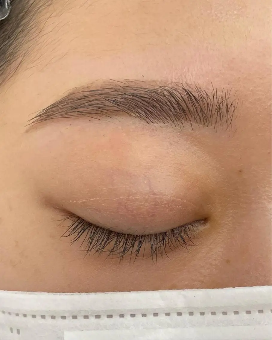 アイブロウ 眉毛ワックス脱毛 鍵山 千秋のヘアスタイル