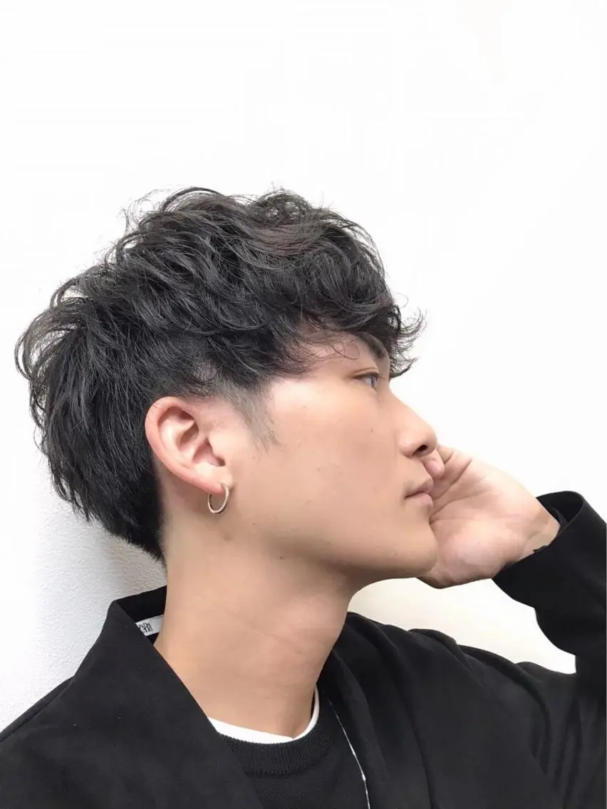 ショート メンズ hair make powder 薮本のヘアスタイル