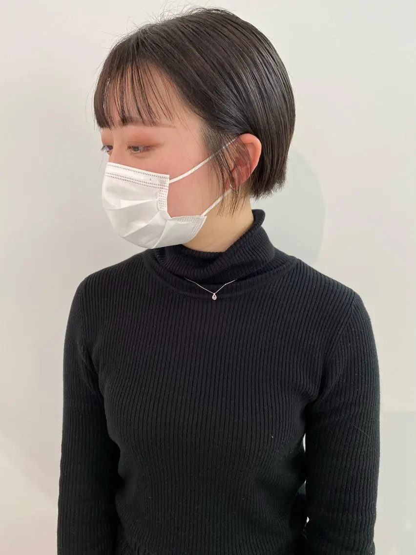 ショート カラー ショートボブ ボブ ショートヘア レイヤーボブ/ボブ 仲川和人のヘアスタイル